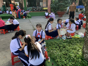 Liên Đội Trường Tiểu học Tân Định tổ chức Hội thi "Khéo tay sáng tạo" Chào mừng KN 41 ngày Nhà giáo Việt Nam