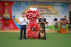 TRƯỜNG TH TÂN ĐỊNH TỔ CHỨC "LỄ TỔNG KẾT" NĂM HỌC 2023-2024