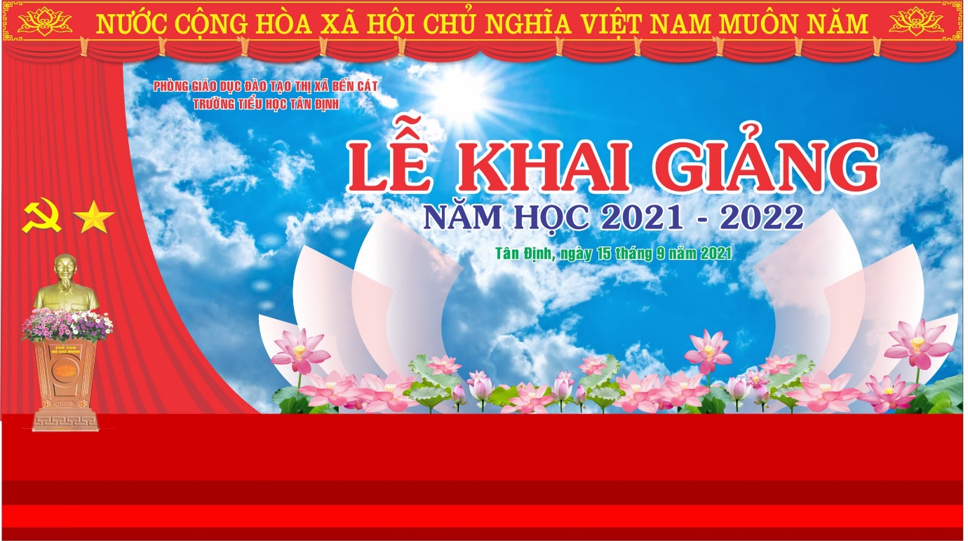 Trường Tiểu học Tân Định tổ chức Lễ Khai Giảng năm học mới
